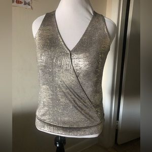 Anthropologie Gold Women’s top SIZE S